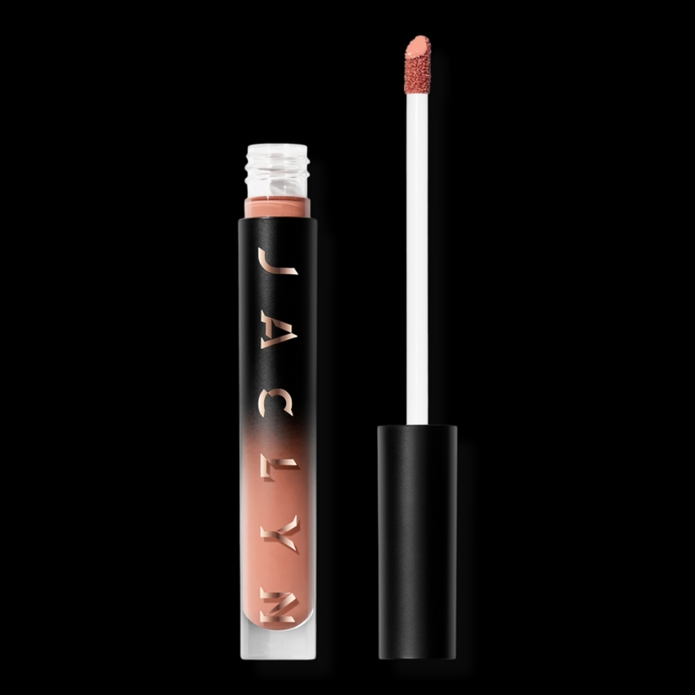 Jaclyn Cosmetics Poutspoken Liquid Lipstick "Get Real" (Medium warm Nude) NWOB
